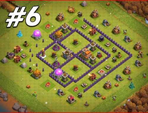 Here Are The Best Trophy / Defense Base TH7 With Link Level 7 Trophy Layouts - Clash of Clans 2022 - #6