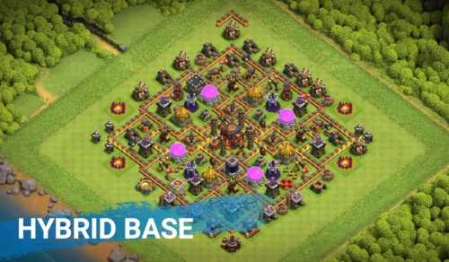 Trophy / Defense Base TH10 With Link TH Layout - Clash of Clans - #1