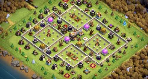 Trophy  Defense Base TH11 With Link TH Level 11 Layout - Clash of Clans  - #2