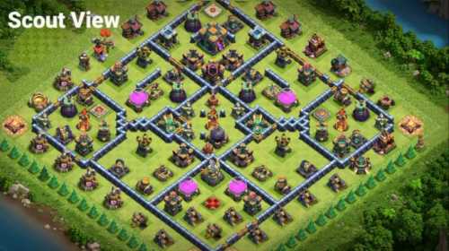 Trophy  Defense Base TH14 With Link TH Layout - Clash of Clans - #8