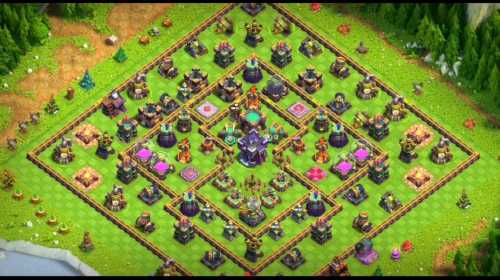 Trophy / Defense Base TH15 With Link TH Layout - Clash of Clans - #6