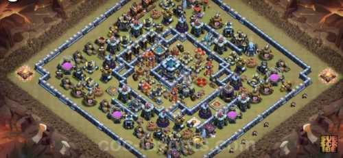 Trophy / Defense Base TH13 With Link TH Layout - Clash of Clans - #3