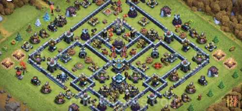 Trophy / Defense Base TH13 With Link TH Layout - Clash of Clans - #6