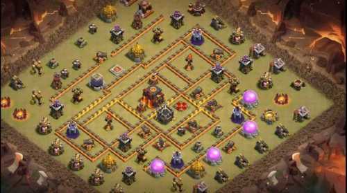 War Base TH10 with Link CWL War Base Layout - Clash of Clans, #7