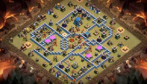 War Base TH12 with Link CWL War Base Layout - Clash of Clans, #3