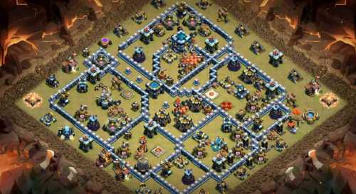 War Base TH13 with Link CWL War Base Layout - Clash of Clans, #4