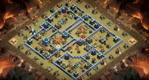 War Base TH13 with Link CWL War Base Layout - Clash of Clans, #5