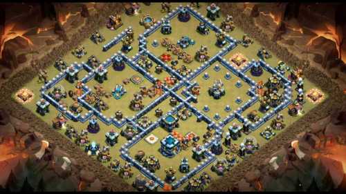 War Base TH13 with Link CWL War Base Layout - Clash of Clans, #6