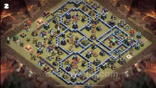 War Base TH14 with Link CWL War Base Layout - Clash of Clans, #2
