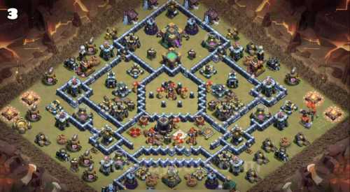 War Base TH14 with Link CWL War Base Layout - Clash of Clans, #3