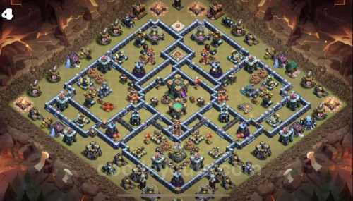War Base TH14 with Link CWL War Base Layout - Clash of Clans, #4