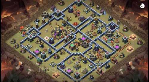 War Base TH14 with Link CWL War Base Layout - Clash of Clans, #6