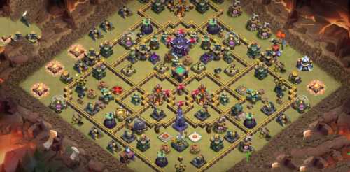 War Base TH15 with Link CWL War Base Layout - Clash of Clans #10