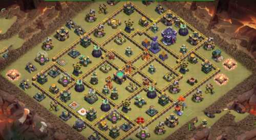 War Base TH15 with Link CWL War Base Layout - Clash of Clans #7