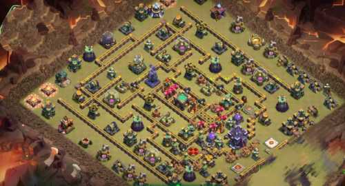War Base TH15 with Link CWL War Base Layout - Clash of Clans #9