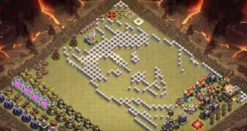 Troll Base TH11 with Link - Funny, Troll & Art Base Layout 2022 - Clash of Clans, #7